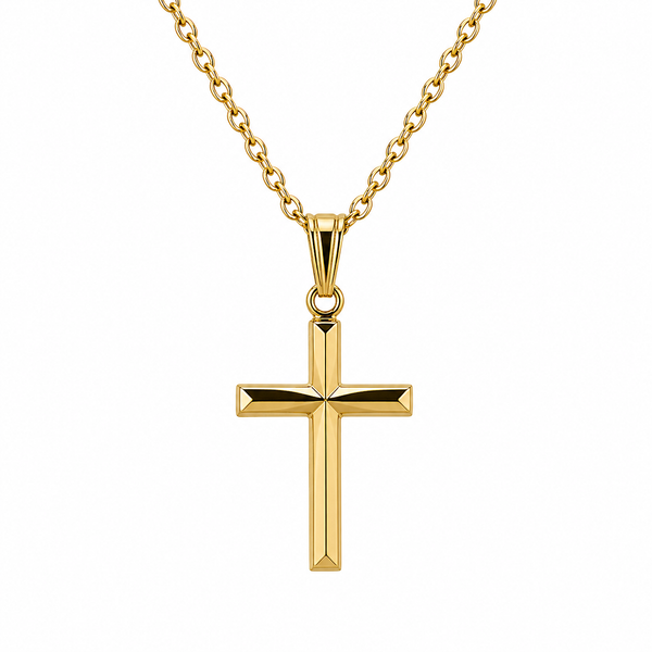 14Kt Gold Filled Children's Cross Necklace | Classic Gold Cross Pendant Whidby Jewelers Madison, GA