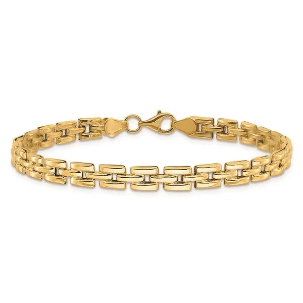 Yellow 14 Kt Fancy Link Bracelet Whidby Jewelers Madison, GA