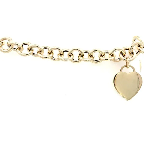 Yellow 14 Kt Heart Bracelet Whidby Jewelers Madison, GA