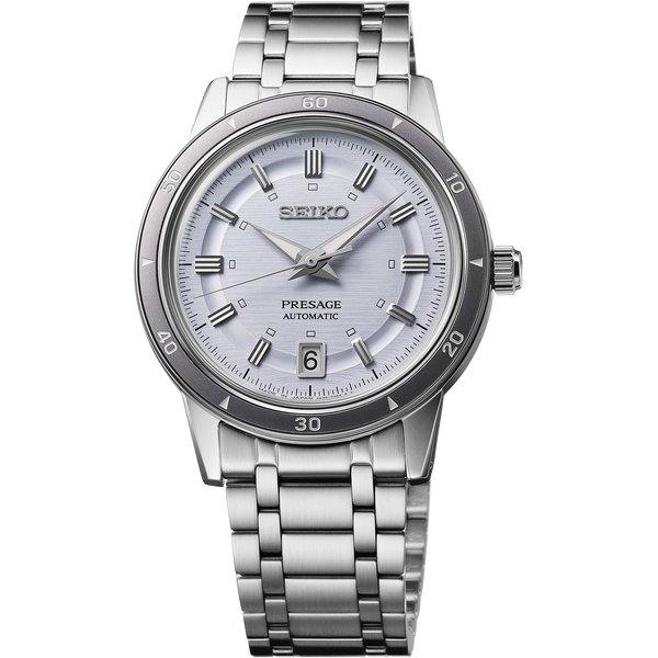 Gent's Stainless Steel Presage Style 60's Automatic Seiko Watch Whidby Jewelers Madison, GA