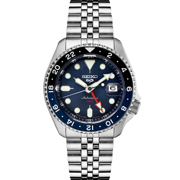 Gent's Stainless Steel 5 Sports Automatic Seiko Watch Whidby Jewelers Madison, GA