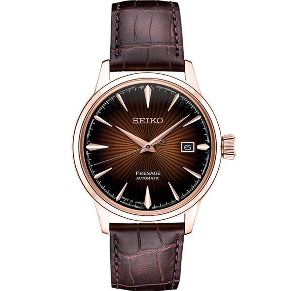 Gent's Stainless Steel Presage Cocktail Time Automatic Seiko Watch Whidby Jewelers Madison, GA