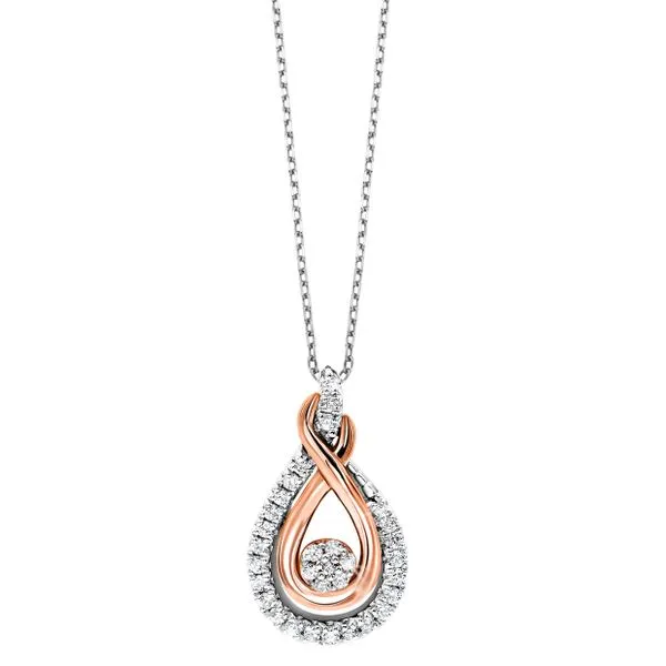 Sterling & 14Kt Necklace with Diamonds Whidby Jewelers Madison, GA