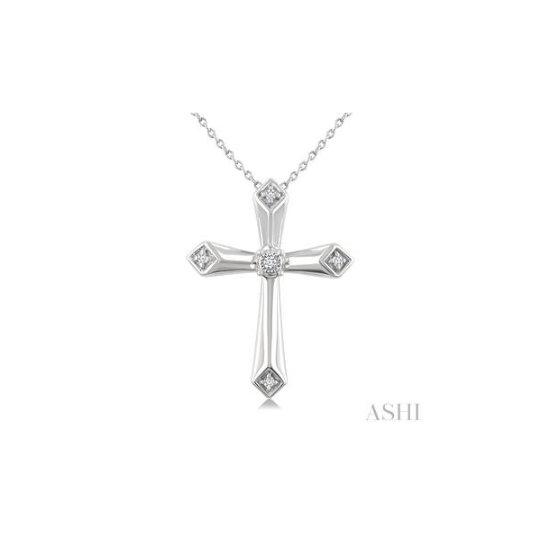 Sterling Silver Cross Necklace with Diamond Accents Whidby Jewelers Madison, GA