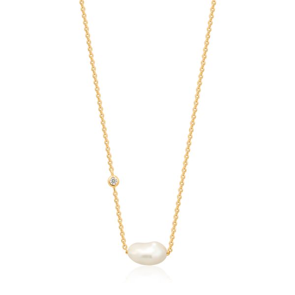 14Kt Gold Over Sterling Silver Pearls of Wisdom Pearl Necklace Whidby Jewelers Madison, GA