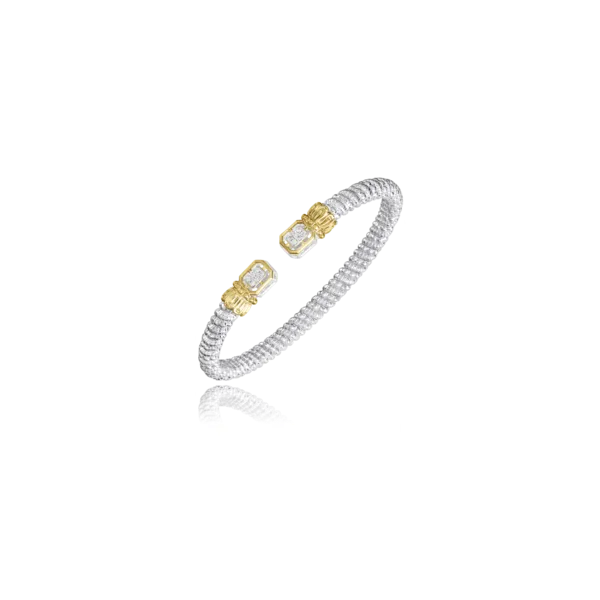Two Tone Sterling & 14Kt Diamond Bracelet Whidby Jewelers Madison, GA