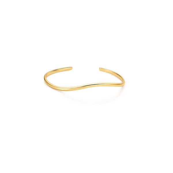 Lady's Yellow 14 Kt Gold Over Sterling Wave Bracelet Whidby Jewelers Madison, GA