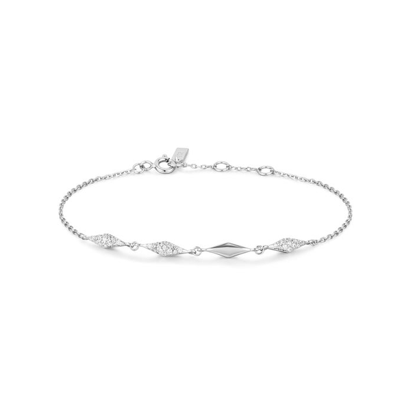 Sterling Silver Bracelet with CZ Accents Whidby Jewelers Madison, GA