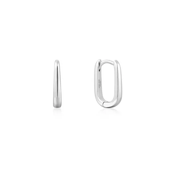 Lady's White Sterling Silver Small Hoop Earrings Whidby Jewelers Madison, GA