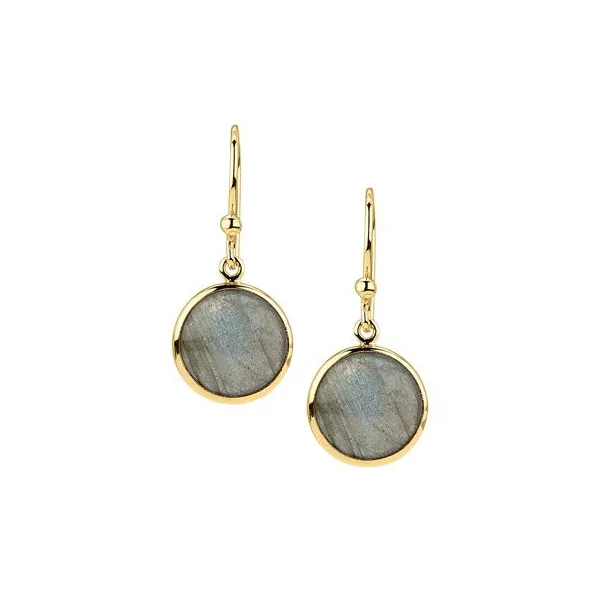 Vermeil Labradorite Earrings