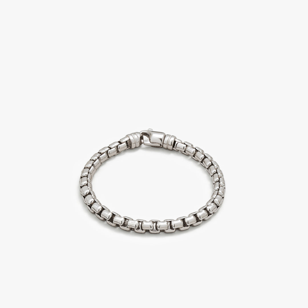 Men’s 5mm Stainless Steel Box Bracelet Whidby Jewelers Madison, GA