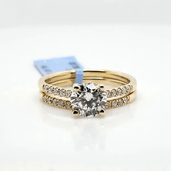 Wedding Set with Center Stone Wiley's Diamonds & Fine Jewelry Waxahachie, TX