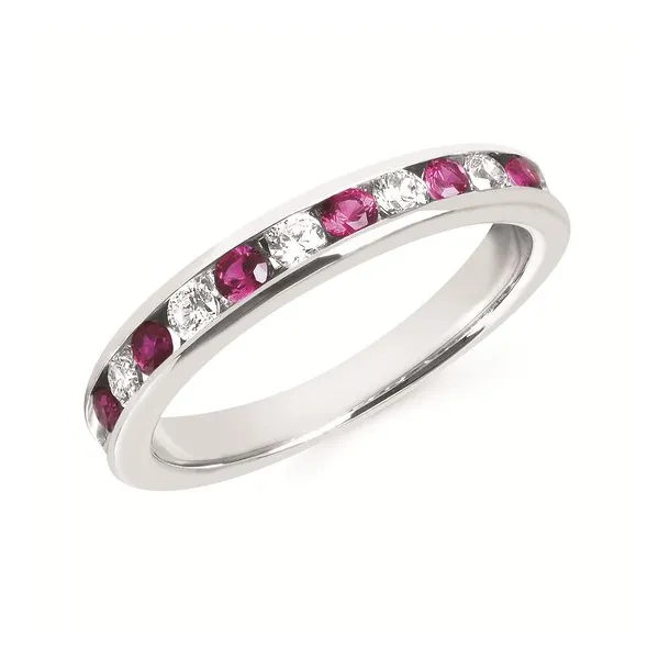 Diamond and Ruby Anniversary Band William Jeffrey's, Ltd. Mechanicsville, VA