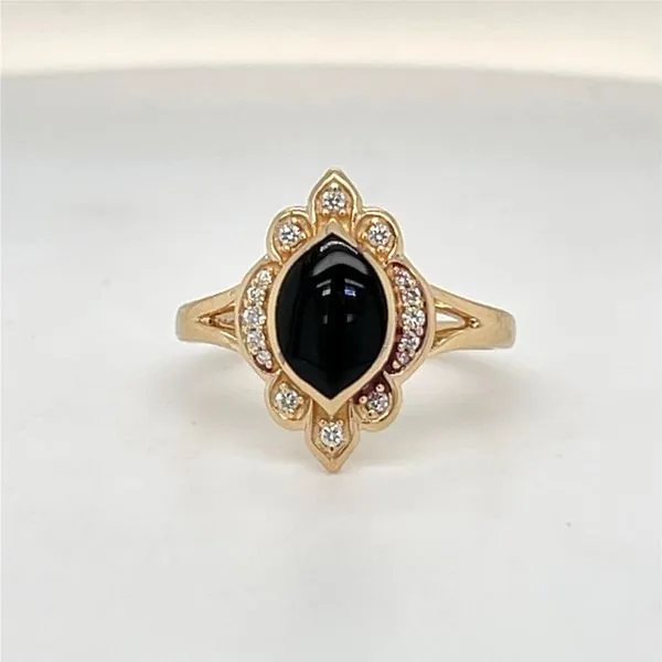 Diamond and black onyx ring William Jeffrey's, Ltd. Mechanicsville, VA
