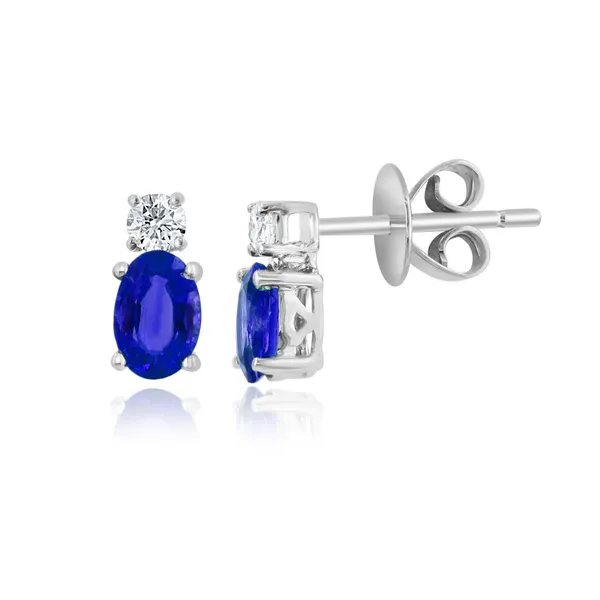 Diamond and Color Earrings William Jeffrey's, Ltd. Mechanicsville, VA
