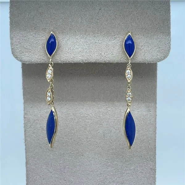 Diamond and Color Earrings William Jeffrey's, Ltd. Mechanicsville, VA
