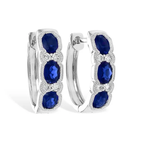 Diamond and Color Earrings William Jeffrey's, Ltd. Mechanicsville, VA