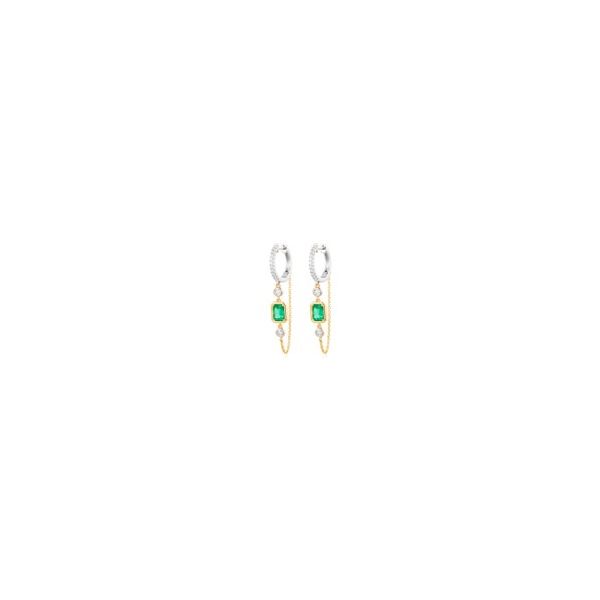 Diamond and Color Earrings William Jeffrey's, Ltd. Mechanicsville, VA