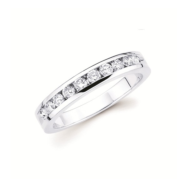 Channel Diamond Anniversary Band 1/2ctw William Jeffrey's, Ltd. Mechanicsville, VA