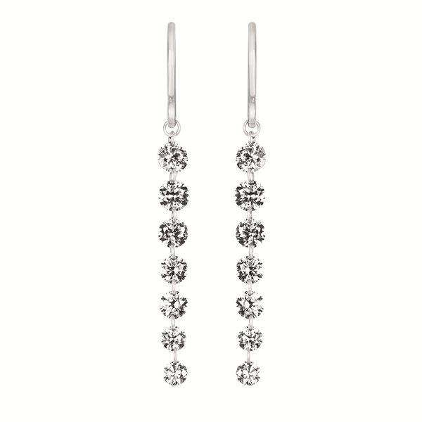 1.0 Ctw. Lab-Created Drilled Diamond Earrings In 14K Gold William Jeffrey's, Ltd. Mechanicsville, VA