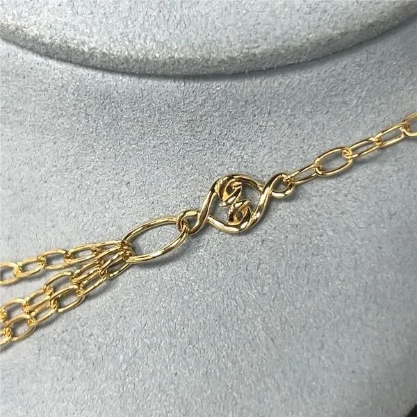 14K yellow gold and diamond bib necklace Image 3 William Jeffrey's, Ltd. Mechanicsville, VA