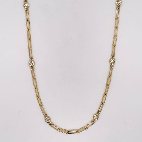 Diamond Paperclip Necklace William Jeffrey's, Ltd. Mechanicsville, VA