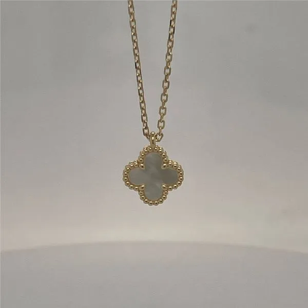 Mother of Pearl Clover Pendant William Jeffrey's, Ltd. Mechanicsville, VA