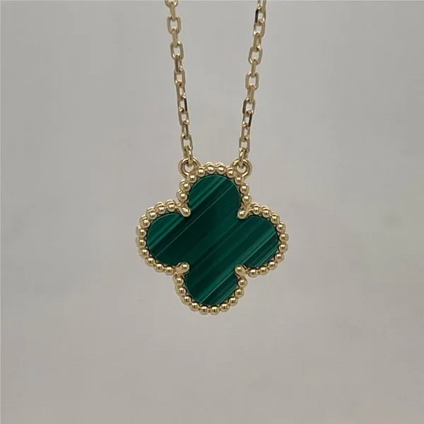 Malachite Clover Pendant William Jeffrey's, Ltd. Mechanicsville, VA