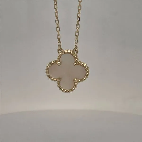 Mother of Pearl Clover Pendant William Jeffrey's, Ltd. Mechanicsville, VA