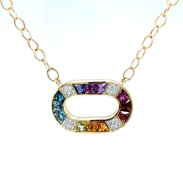 Diamond and Color Pendants William Jeffrey's, Ltd. Mechanicsville, VA