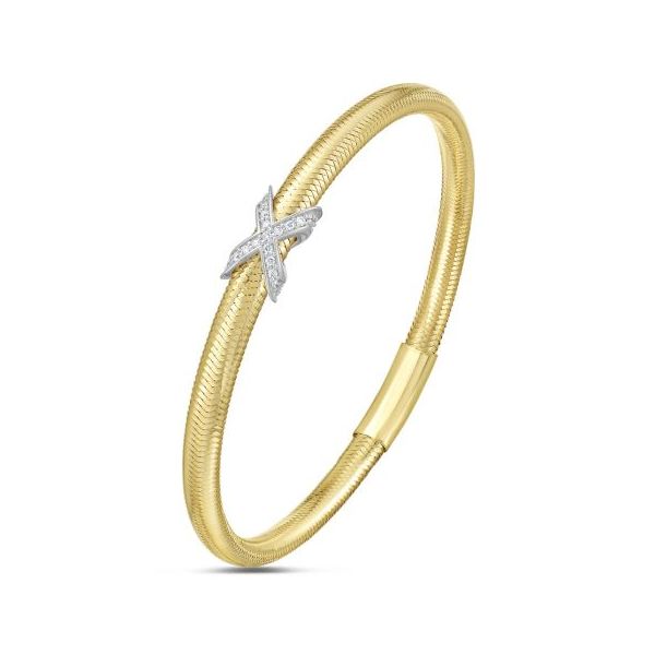 14K Diamond X Stretch Mesh Bracelet William Jeffrey's, Ltd. Mechanicsville, VA