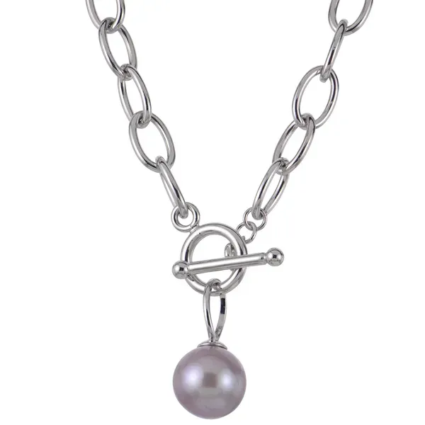 Sterling silver necklace with a natural pink freshwater cultured pearl William Jeffrey's, Ltd. Mechanicsville, VA