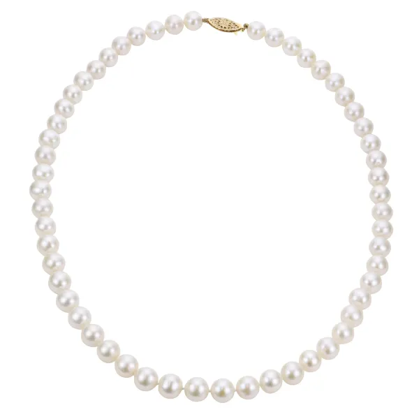 14K Yellow Gold Freshwater Pearl Strand Necklace William Jeffrey's, Ltd. Mechanicsville, VA