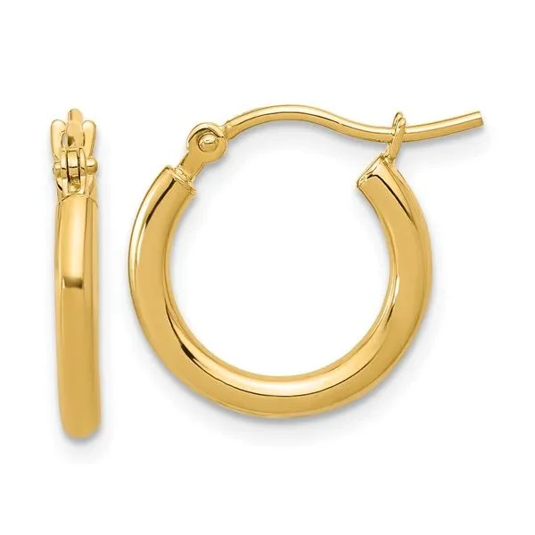 Leslie's Gold Earrings 001-425-03131 14KY William Jeffrey's, Ltd