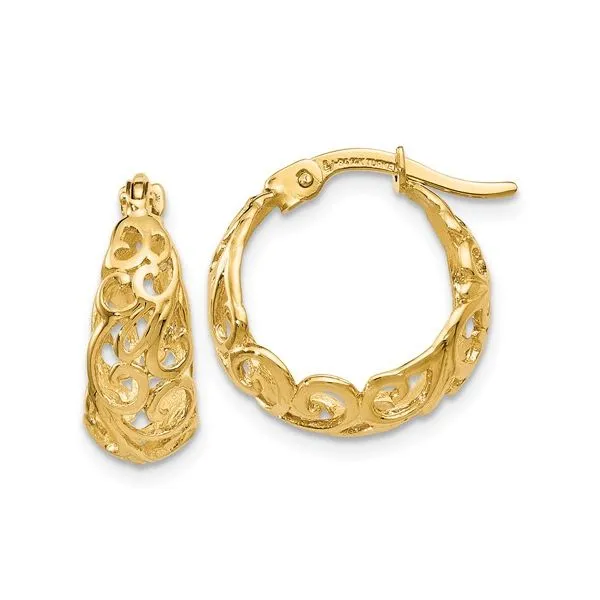 Gold Earrings William Jeffrey's, Ltd. Mechanicsville, VA