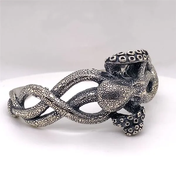 Sterling silver octopus bracelet Image 2 William Jeffrey's, Ltd. Mechanicsville, VA