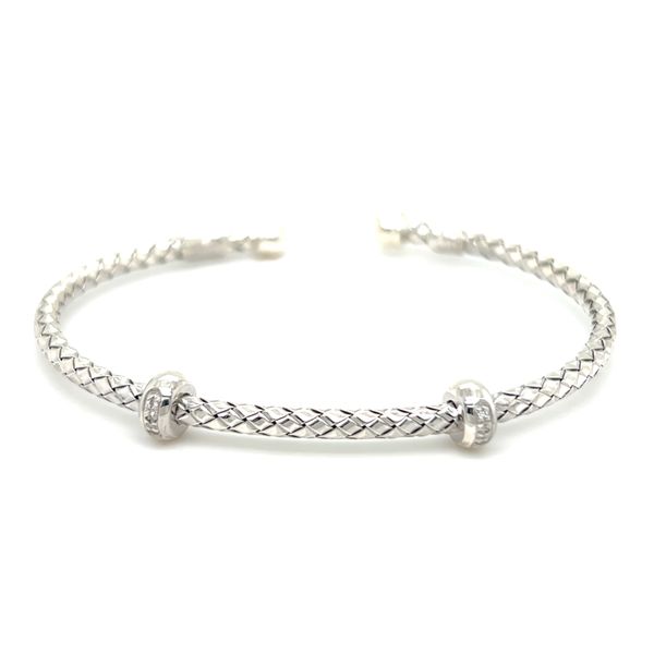 Sterling silver and diamond cuff bracelet William Jeffrey's, Ltd. Mechanicsville, VA