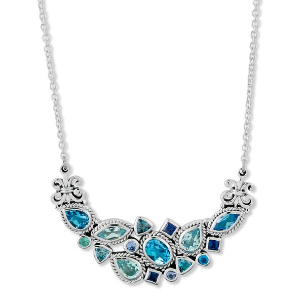 Serendipity Necklace- Blue Multi William Jeffrey's, Ltd. Mechanicsville, VA
