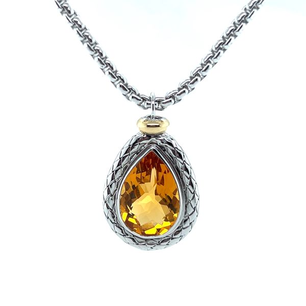 Sterling Silver Citrine Drop Pendant William Jeffrey's, Ltd. Mechanicsville, VA
