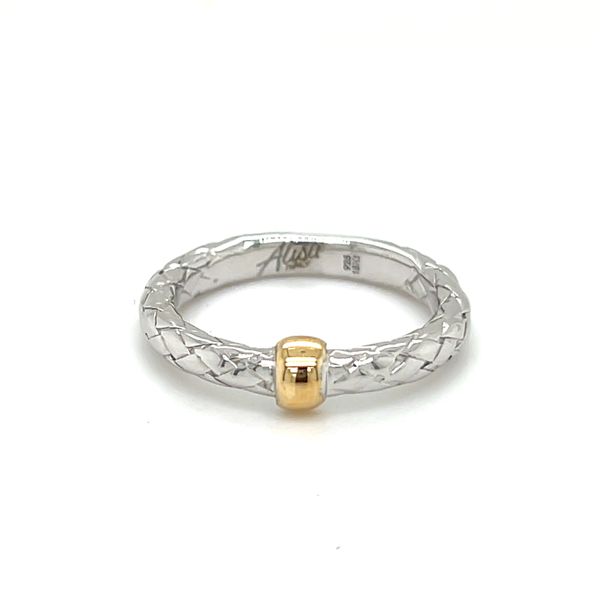 Sterling silver and 18K yellow gold ring William Jeffrey's, Ltd. Mechanicsville, VA