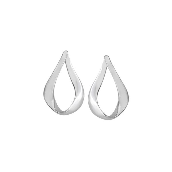 Small inverted V design earrings in sterling silver William Jeffrey's, Ltd. Mechanicsville, VA