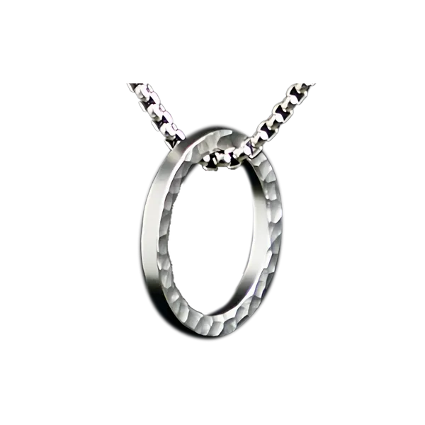 Stainless Steel Circle Foiled Pendant William Jeffrey's, Ltd. Mechanicsville, VA
