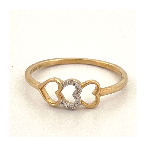10 Karat Yellow Heart Diamond Ring Woelk's House of Diamonds Russell, KS