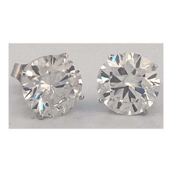 4ctw Lab Diamond Stud Earrings Woelk's House of Diamonds Russell, KS