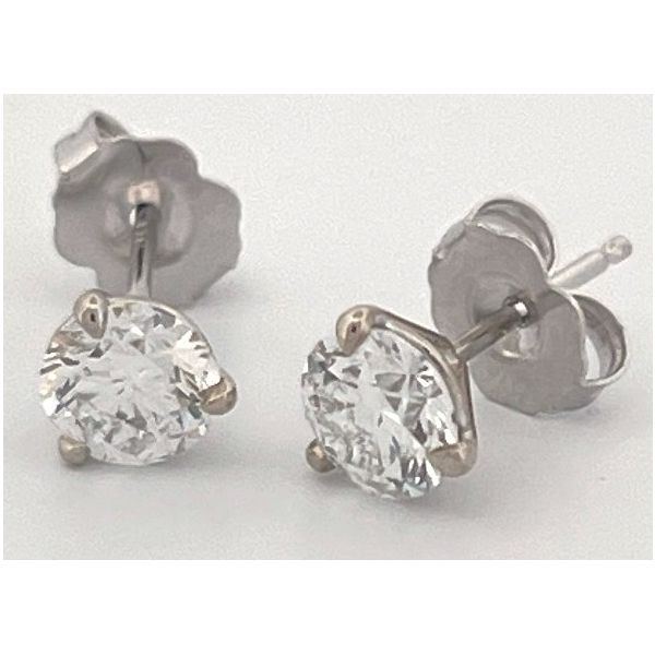 1.00ctw Lab Stud Diamond Earrings Woelk's House of Diamonds Russell, KS