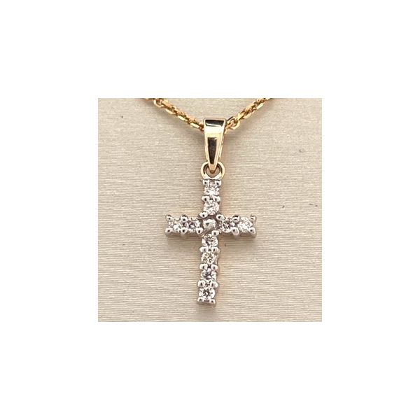 Lab Grown Diamond Cross Pendant Woelk's House of Diamonds Russell, KS