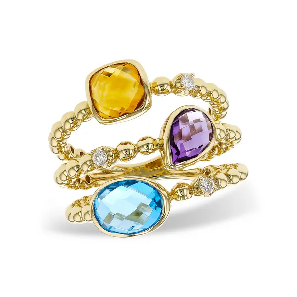 Lady's Yellow 14 Karat Fashion Ring Woelk's House of Diamonds Russell, KS