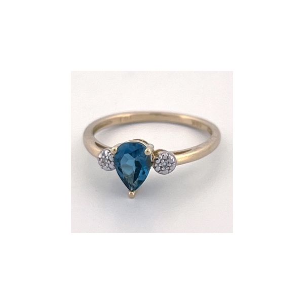 London Blue Topaz Ring Woelk's House of Diamonds Russell, KS