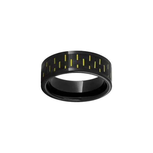 Cermic Yellow Carbon Fiber Ring Woelk's House of Diamonds Russell, KS