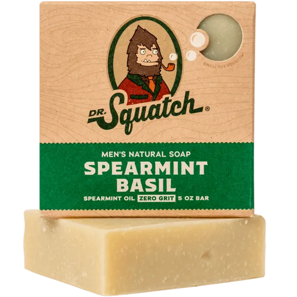 Dr. Squatch Spearmint Basil Soap Woelk's House of Diamonds Russell, KS